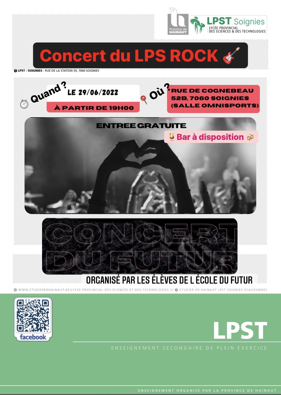 Concert rock au LPST le 29 juin !