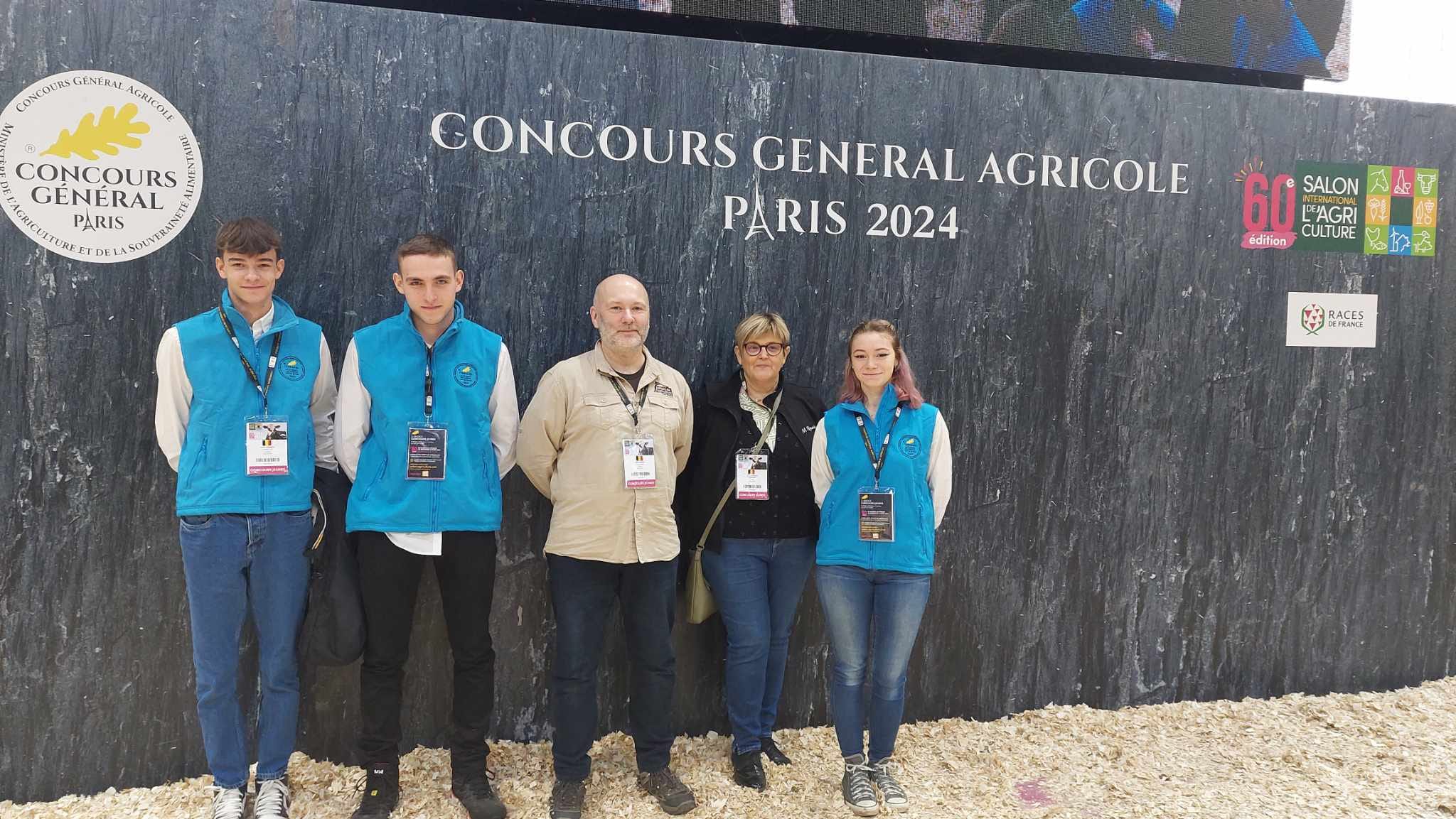 Elodie Paul, élève à l’IPES Ath se prépare pour le concours prévu demain au Salon de l’Agriculture à Paris