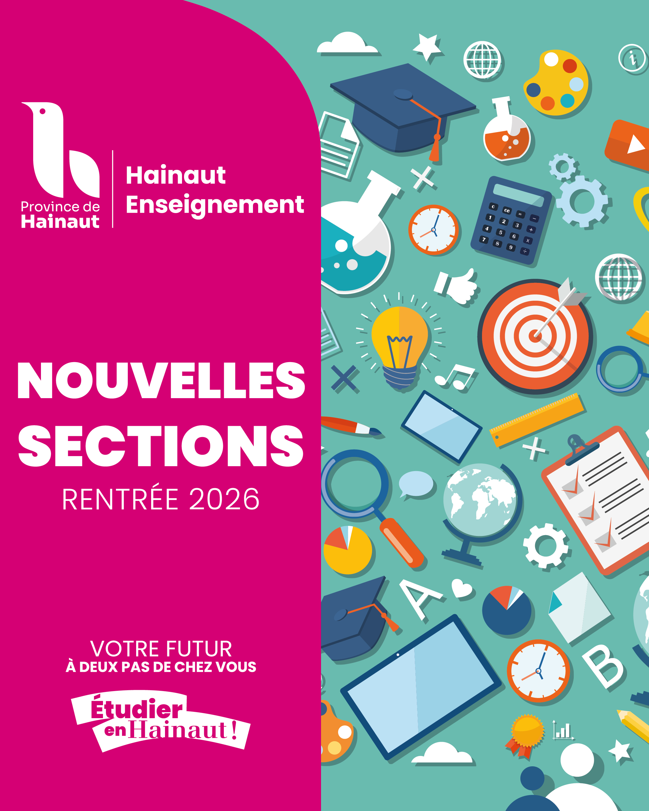 Dès la rentrée, Hainaut Enseignement ouvre* de nouvelles options !