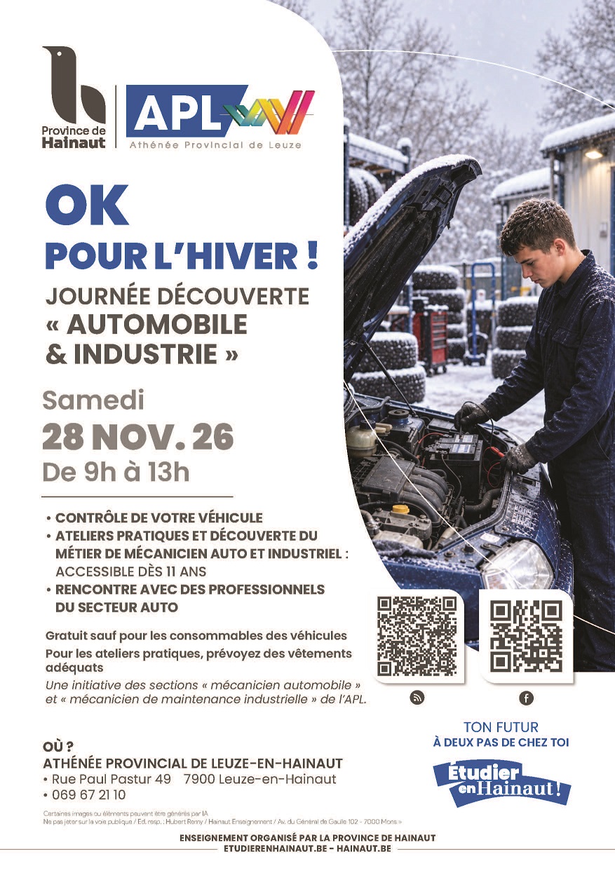 OK pour l’hiver : l’APL invite à la découverte des secteurs « Automobile et Industrie »