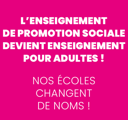 L'Enseignement pour Adultes ! Révélez votre talent ! Retrouvez nos vidéos !