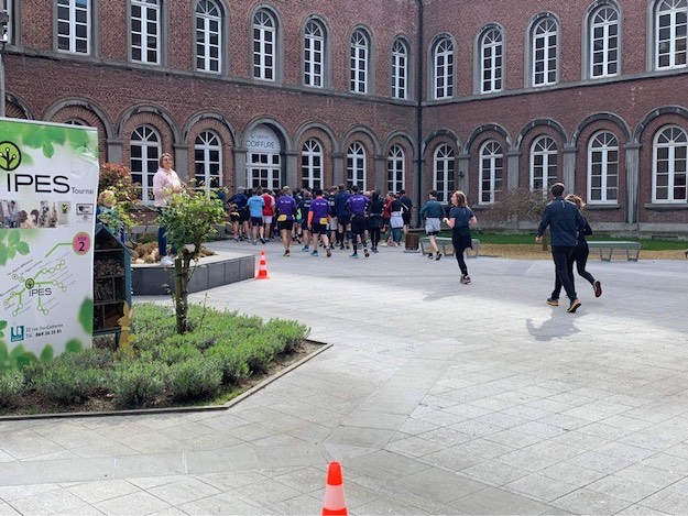 L’Urban Trail Tournai Générale a poussé les portes de l’IPES Tournai