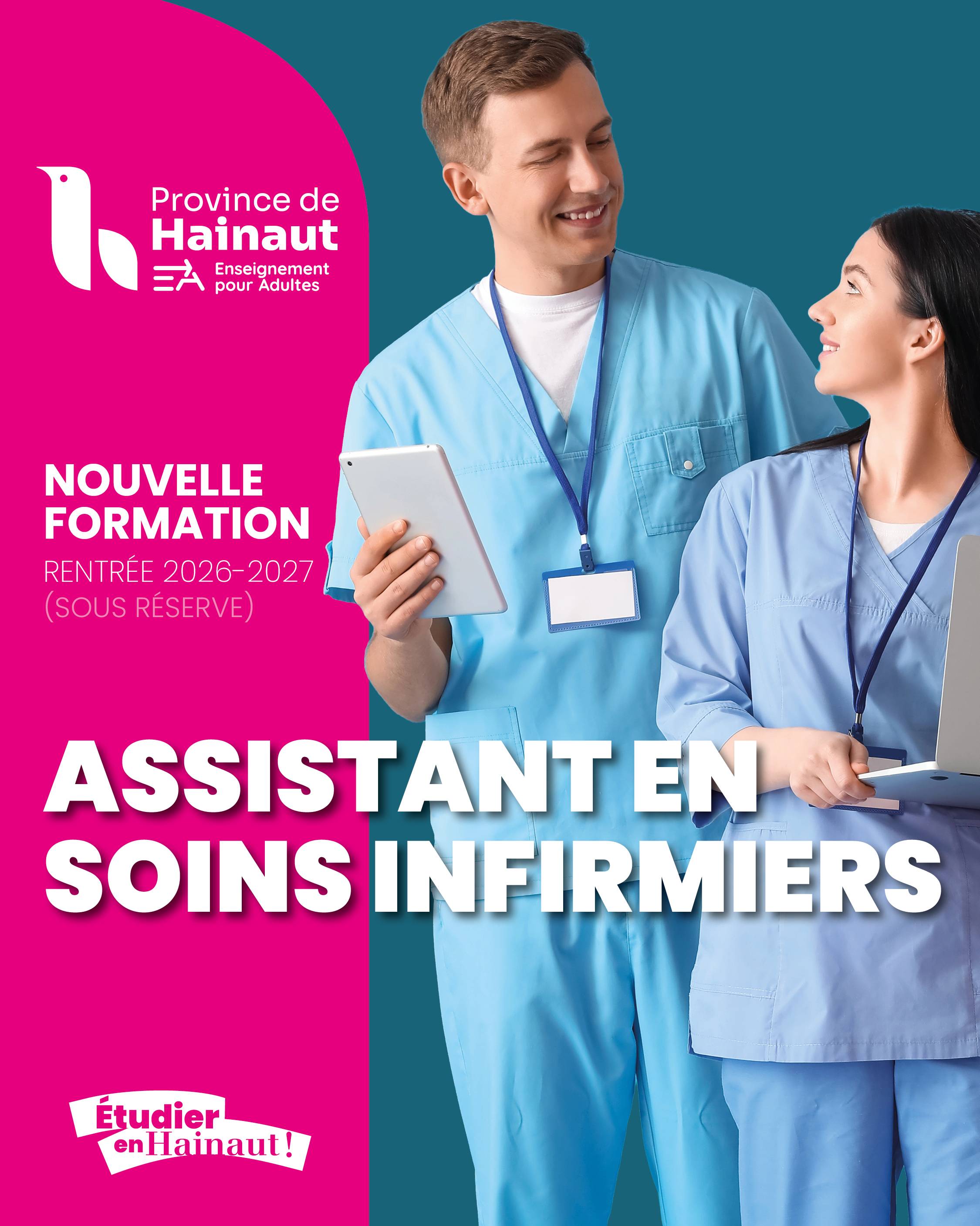 Assistant.e en Soins Infirmiers (AeSI) : il est encore possible de vous inscrire ! 