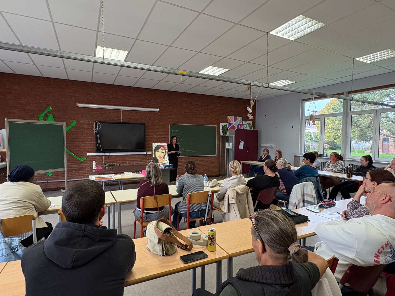 Survivre à la violence conjugale : Maryse Roméo s’est livrée devant les étudiants de l’Institut Gabrielle Petit