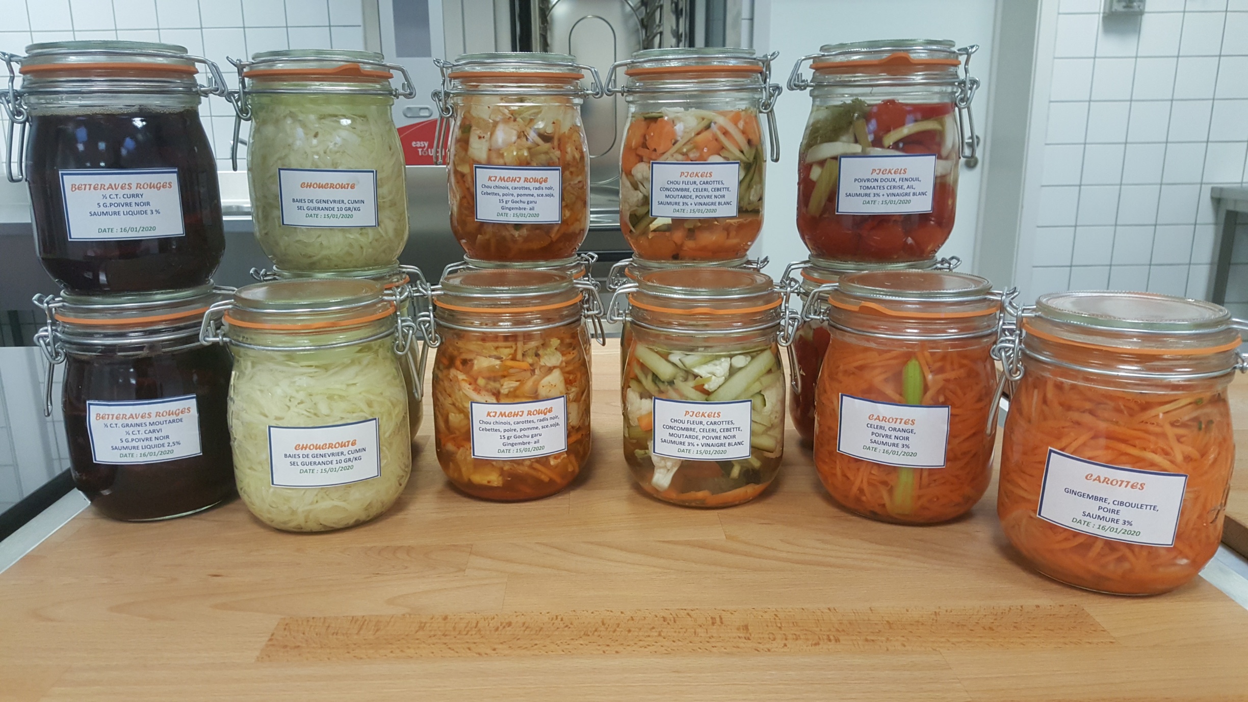 NOUVEAU la lactofermentation