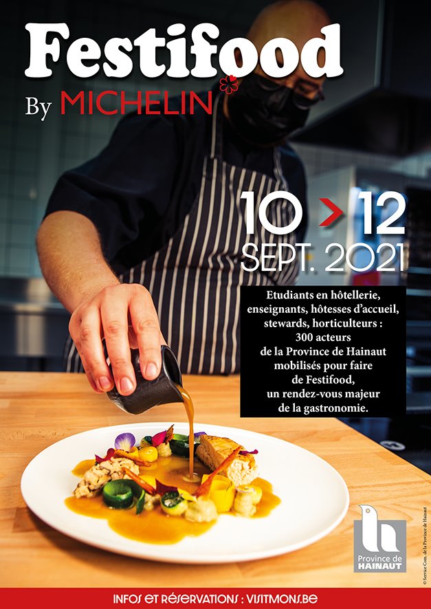 Les élèves de l’enseignement provincial à l'honneur lors du Festifood 2021 by Le Guide Michelin