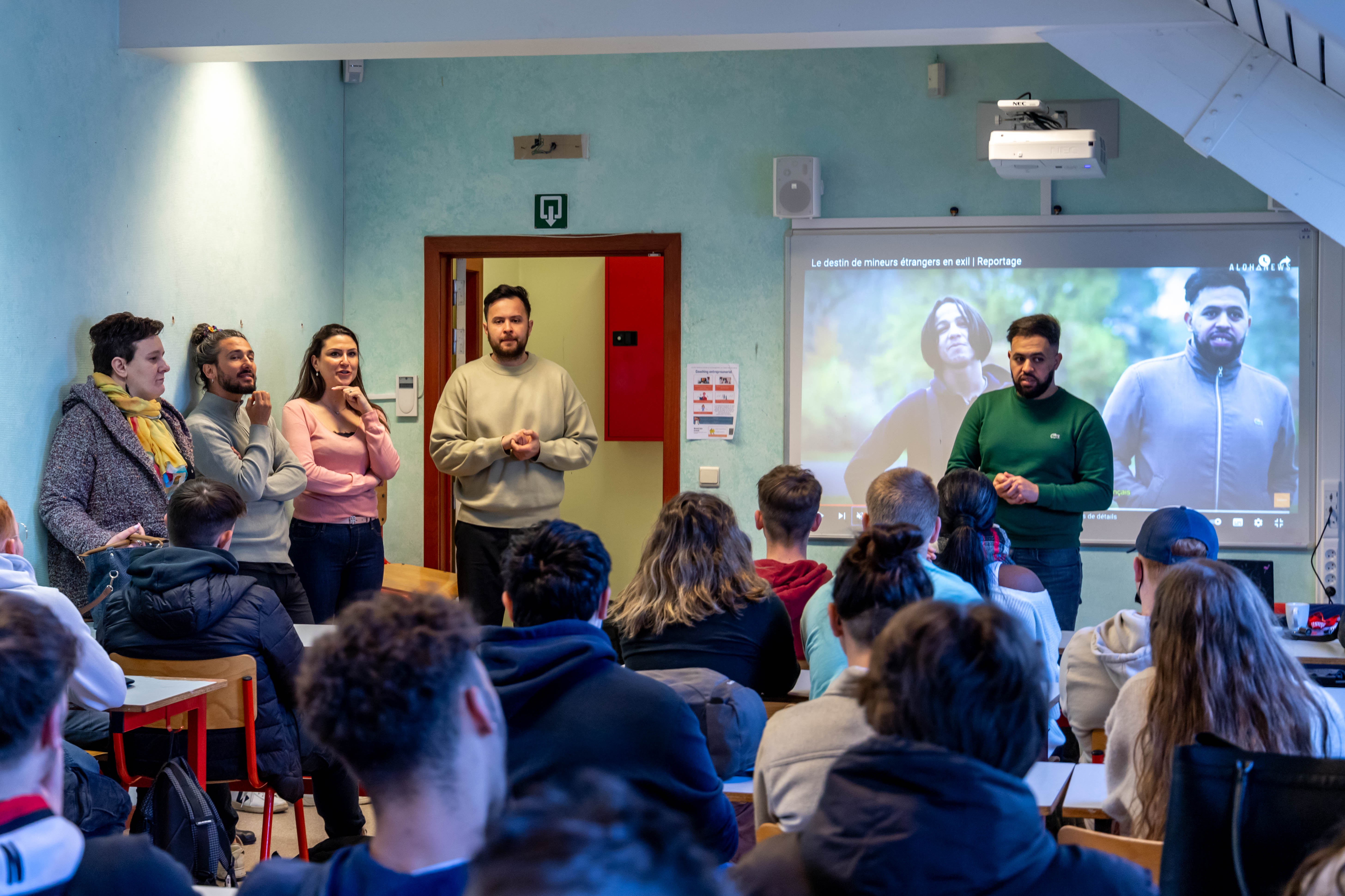 Les MENA de Belgique : le LPST Soignies sensibilise ses élèves !