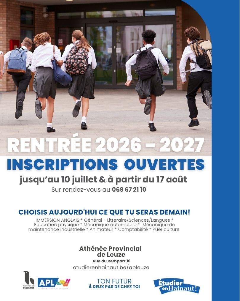 Rentrée 26 - 27 à l'APL : les inscriptions sont ouvertes!
