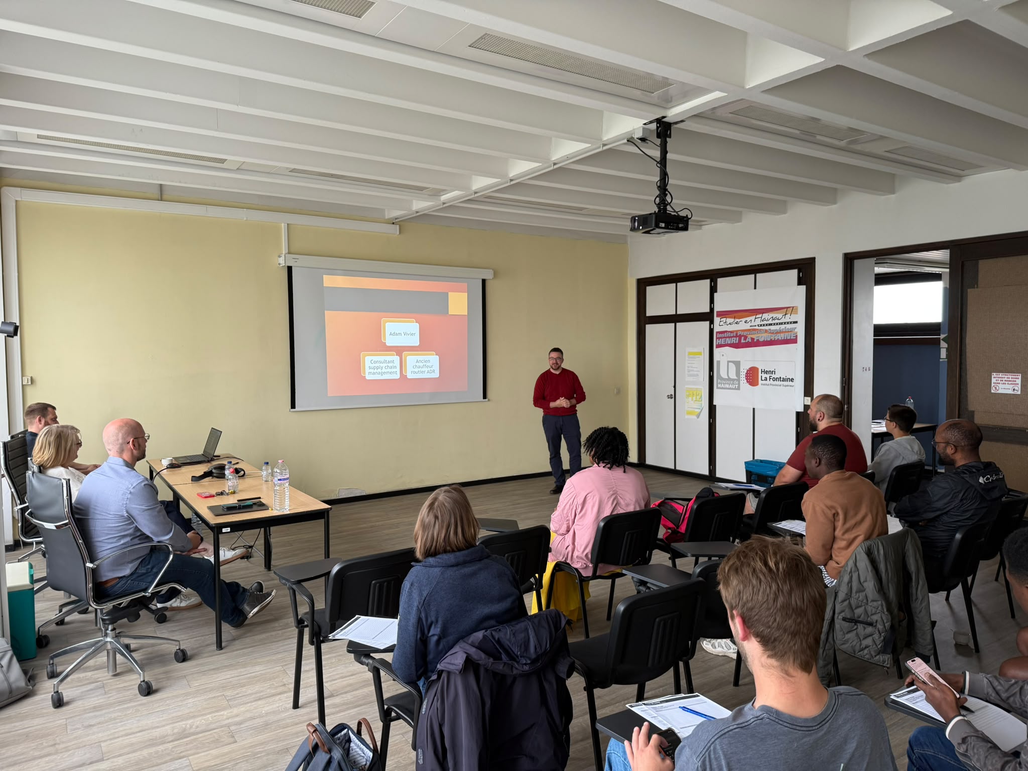 Échanges d’expériences et rencontres inspirantes autour du Bachelier en logistique