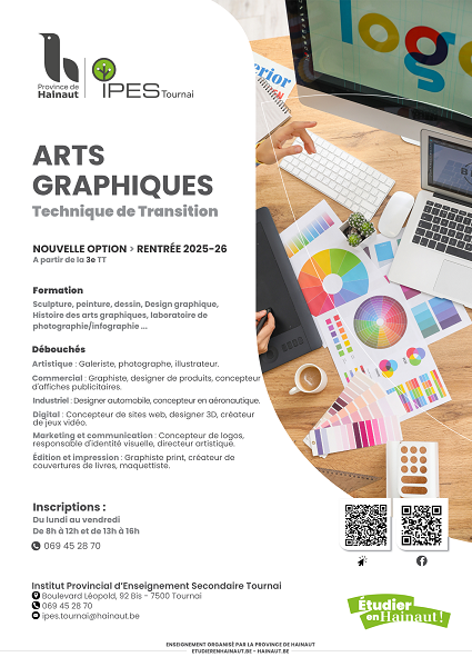 ARTS GRAPHIQUES, une nouvelle option à la rentrée 25-26!