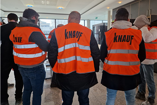 Les étudiants de l’UT-IETS PS chez Knauf !