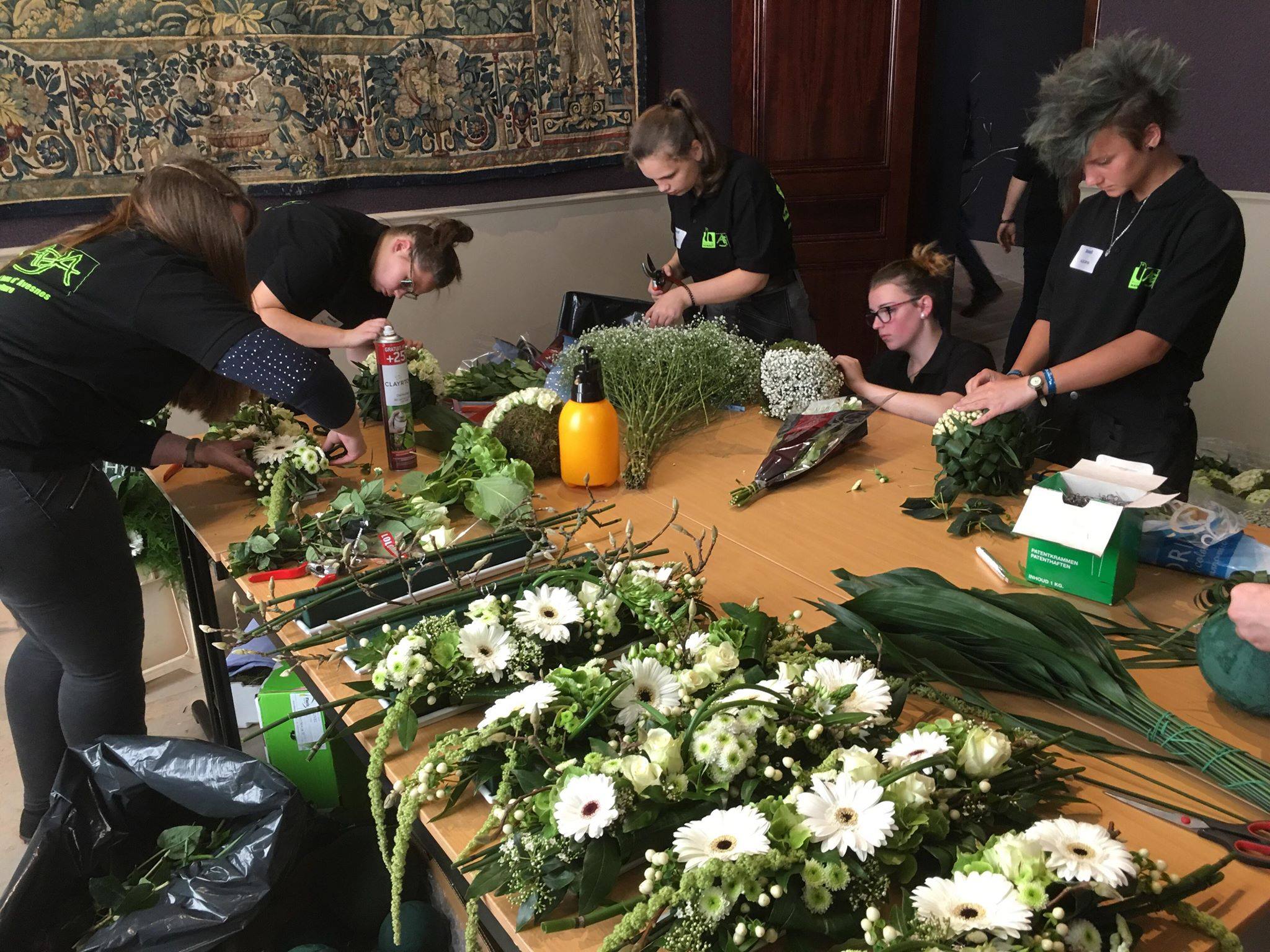 Des fleurs pour le Sénat