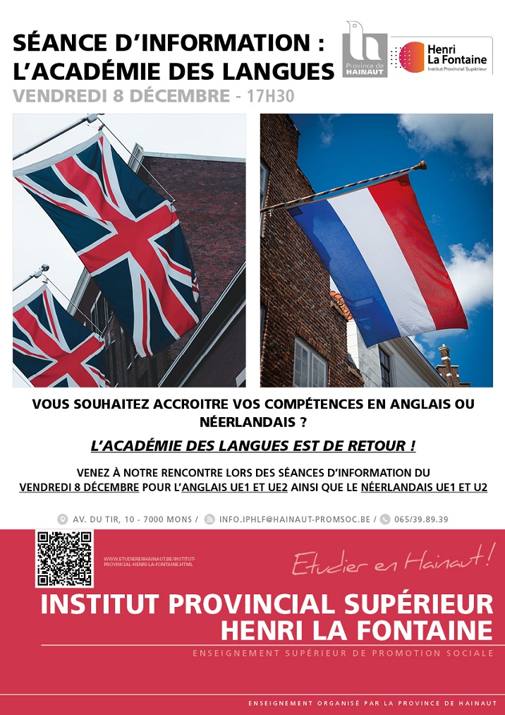 Affiche Académie des Languessite