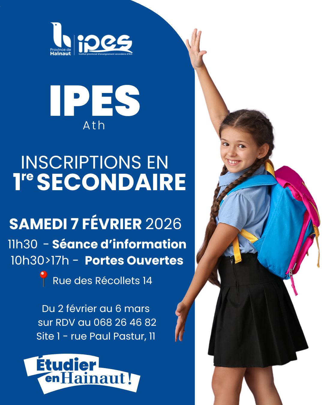 IPES Ath Inscriptions 1re sec. Instagram 1
