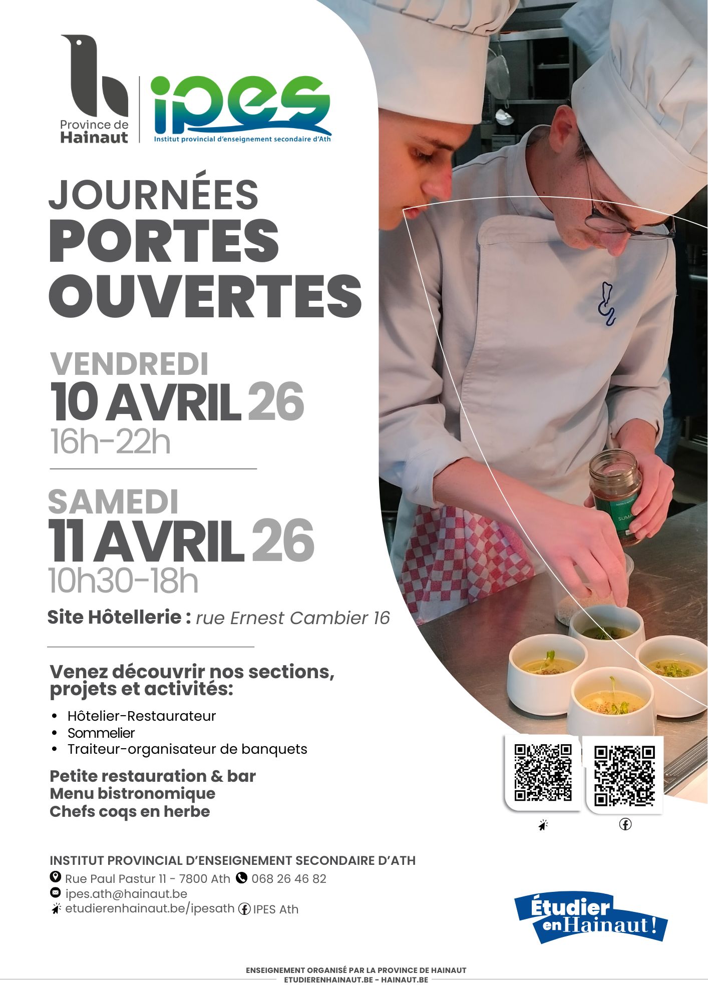 JOURNÉES PORTES OUVERTES 2026