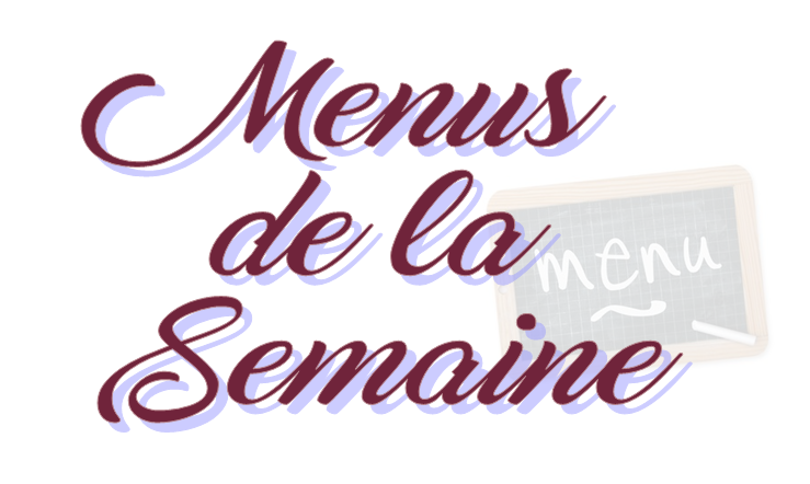 menus semaine