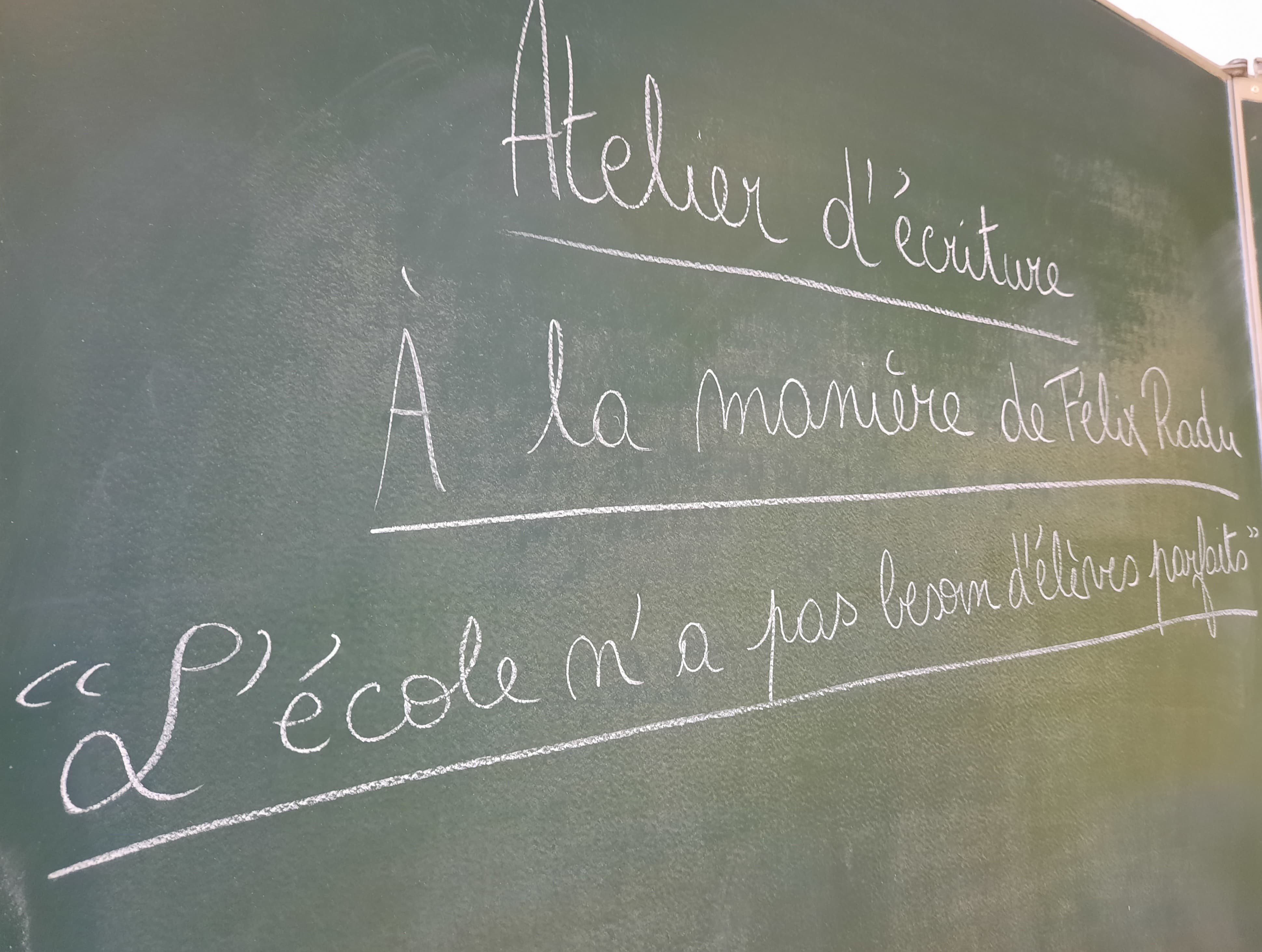 L'école n'a pas besoin d'élèves parfaits !