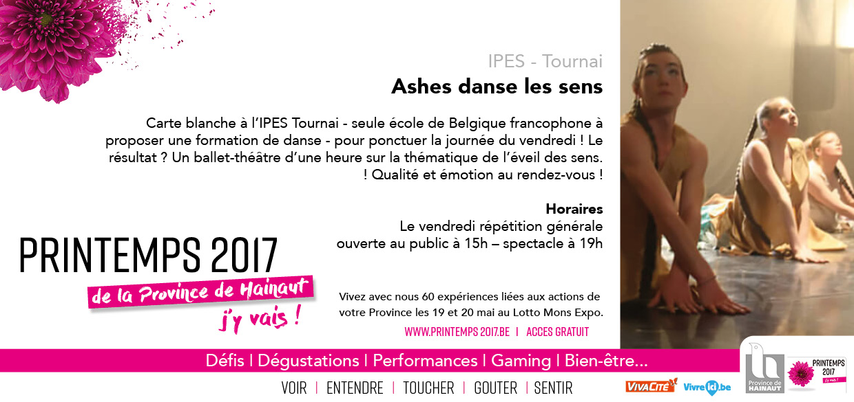 bandeaux PRINTEMPS 2017 Ashes Ipes Tournai