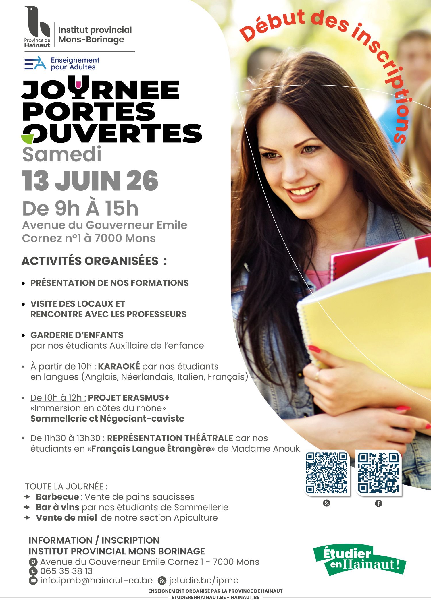 Affiches JPO JA 26 Programme FB