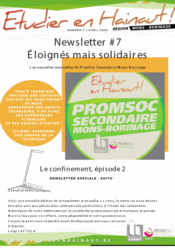 Newsletter de la rentrée