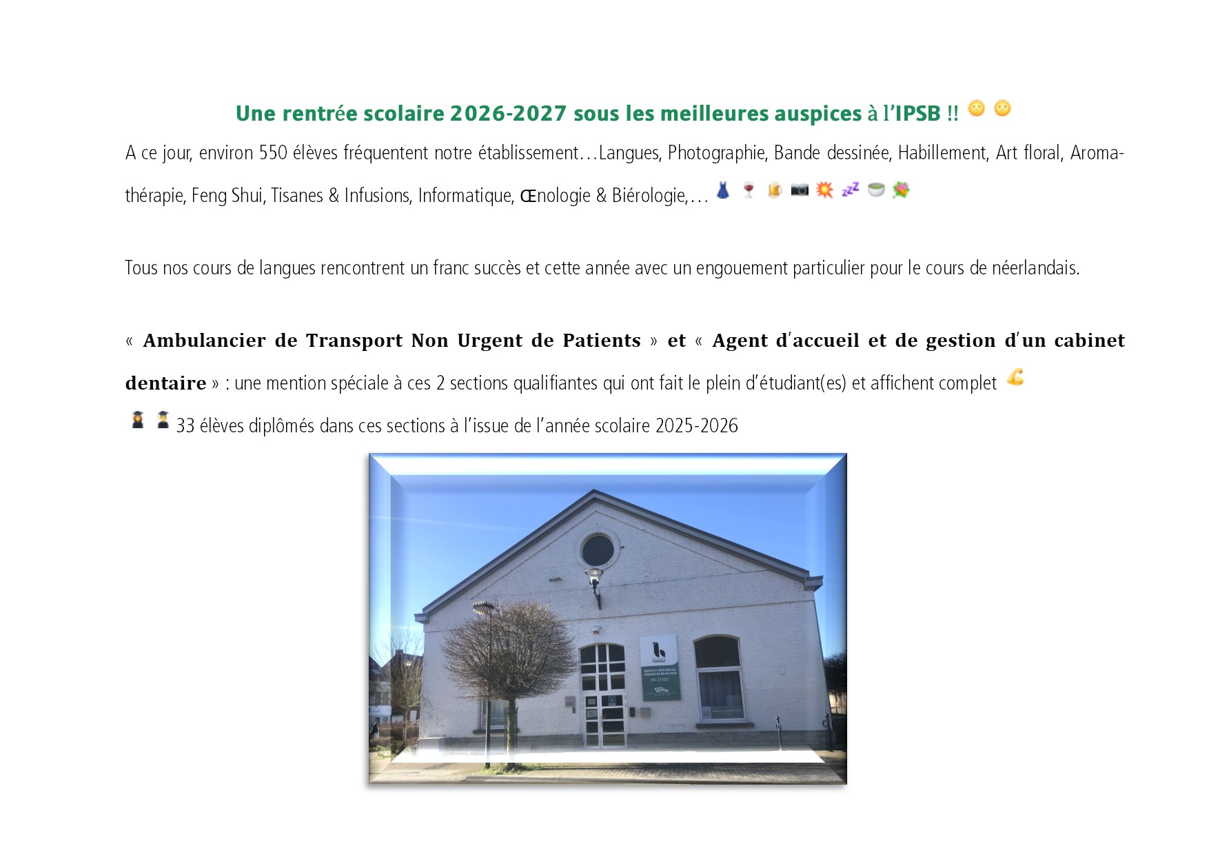 rentree scolaire 2026 2027