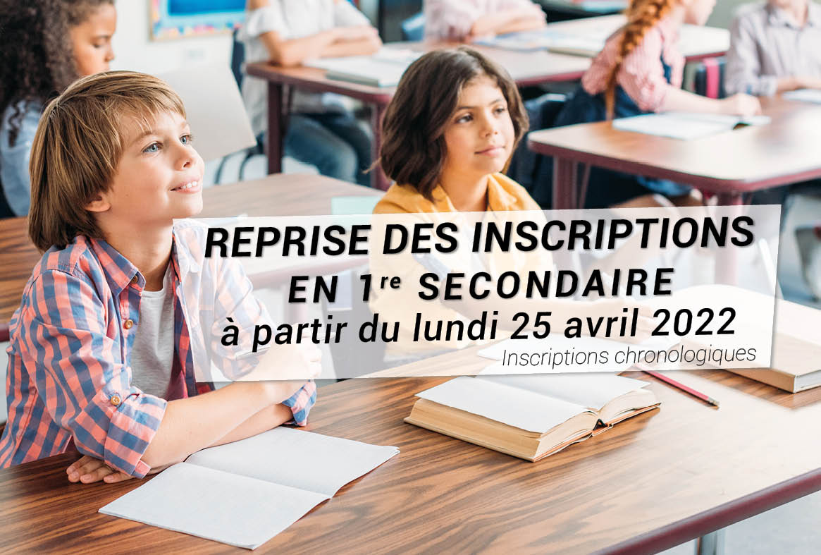 Inscrivez votre enfant !