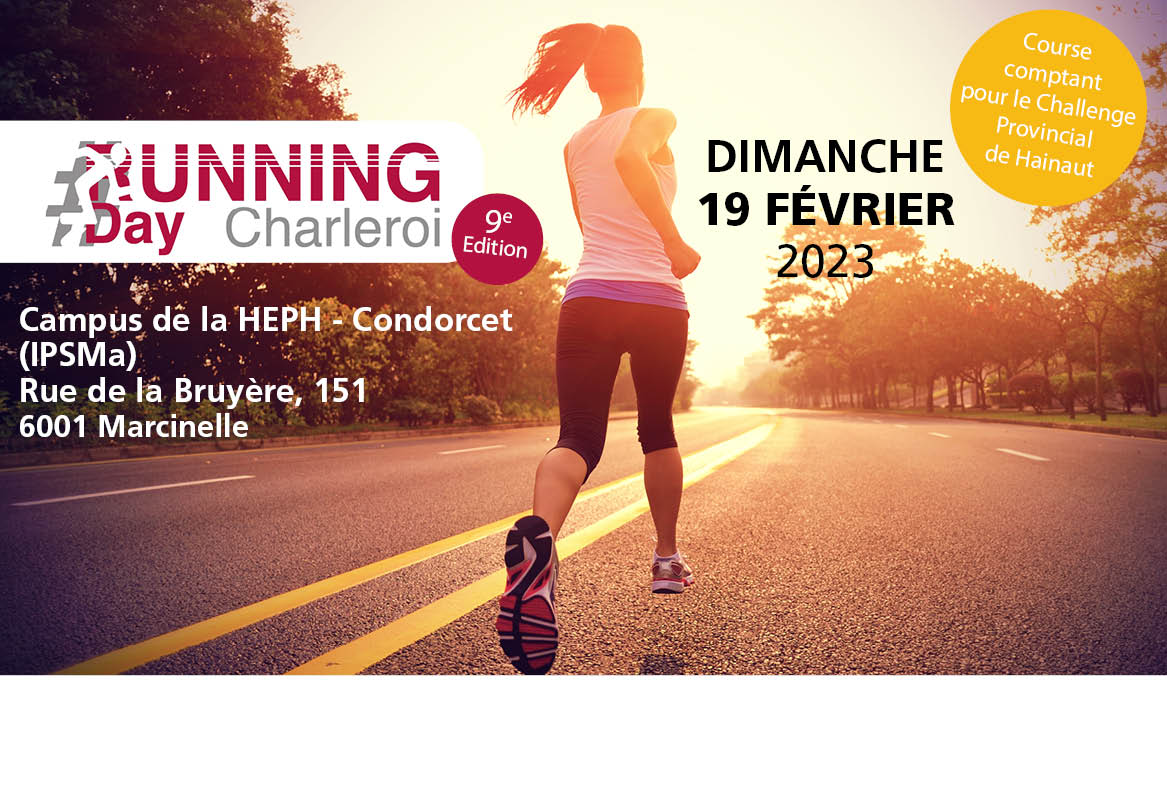 Rendez-vous au Running Day Charleroi de l'Institut Jean Jaurès !