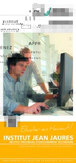Flyer Focus Technicien en Informatique Charleroi IJJ 2023 miniature