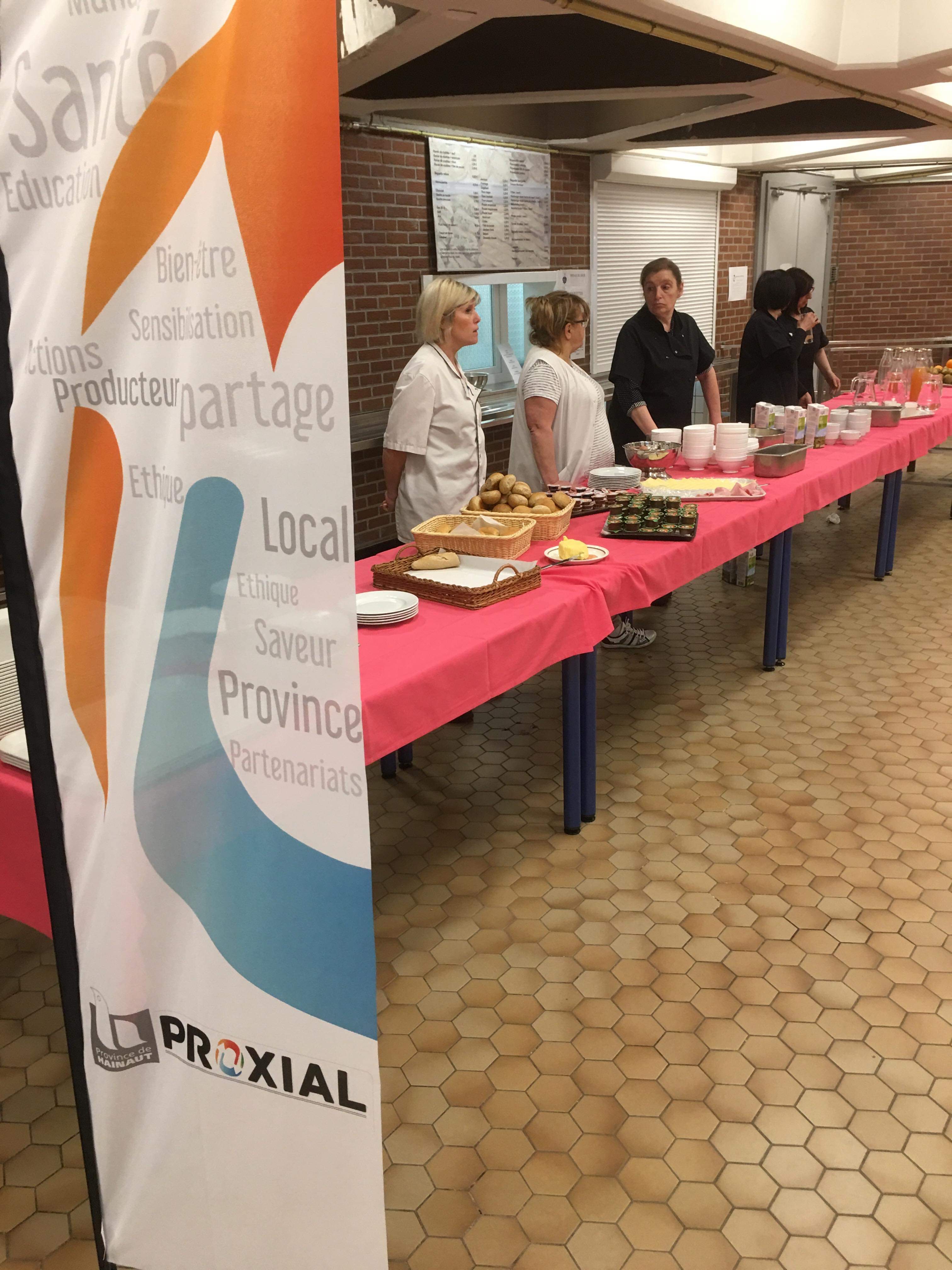 Petit-déjeuner équilibré à l'Académie Provinciale des Métiers de Mons