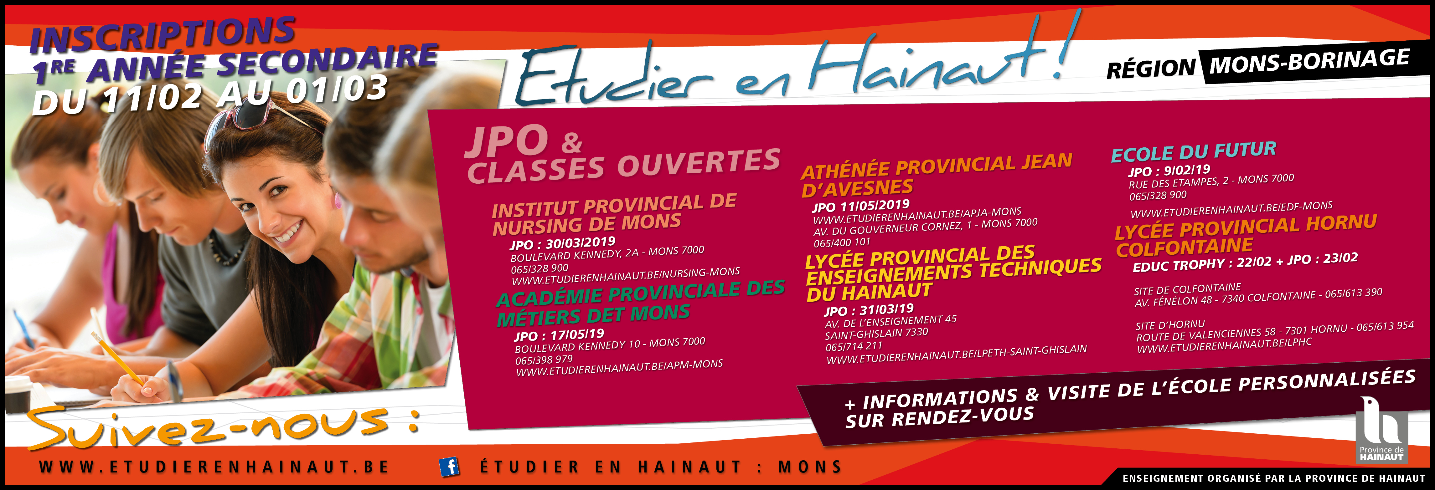 JPO et classes ouvertes