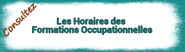 HORAIRE OCCUPA