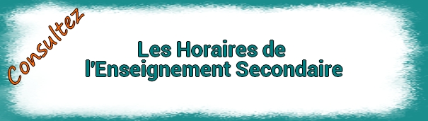 HORAIRE SEC