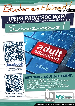 AFFICHE A3 SUIVEZ NOUS IPEPS TOURNAI petit