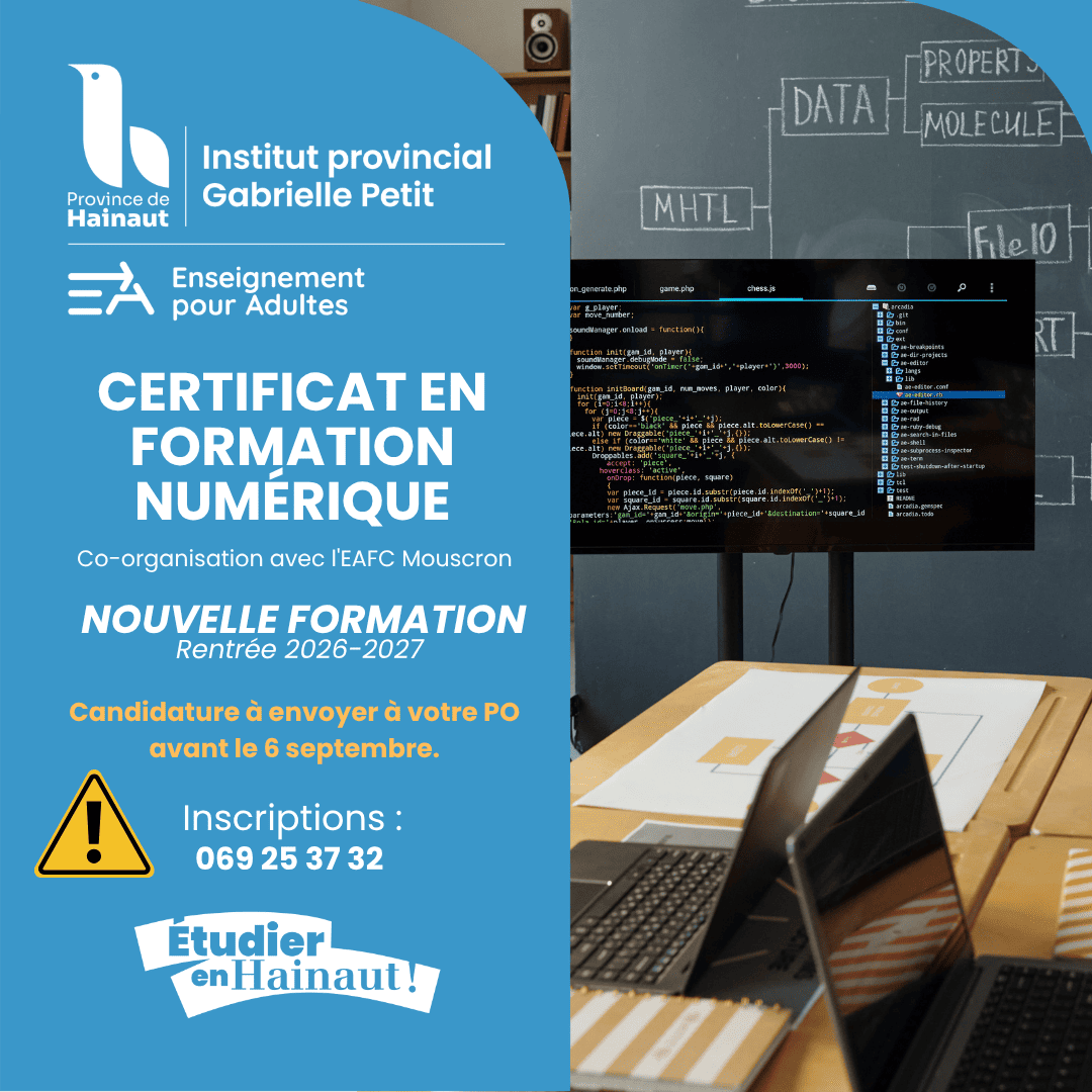 certificat en formation numerique 5