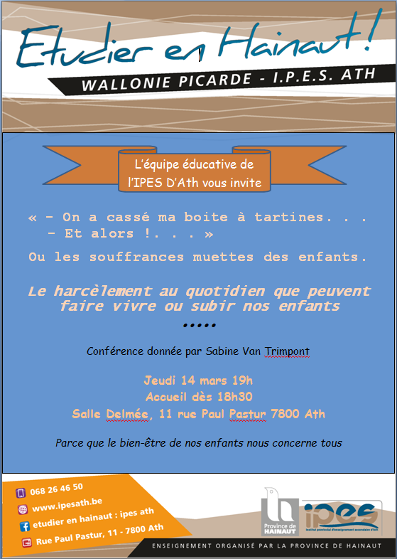 Conférence sur le harcèlement 