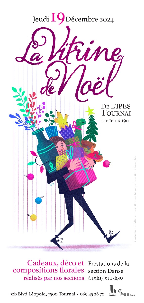 L'IPES Tournai organise sa vitrine de Noël