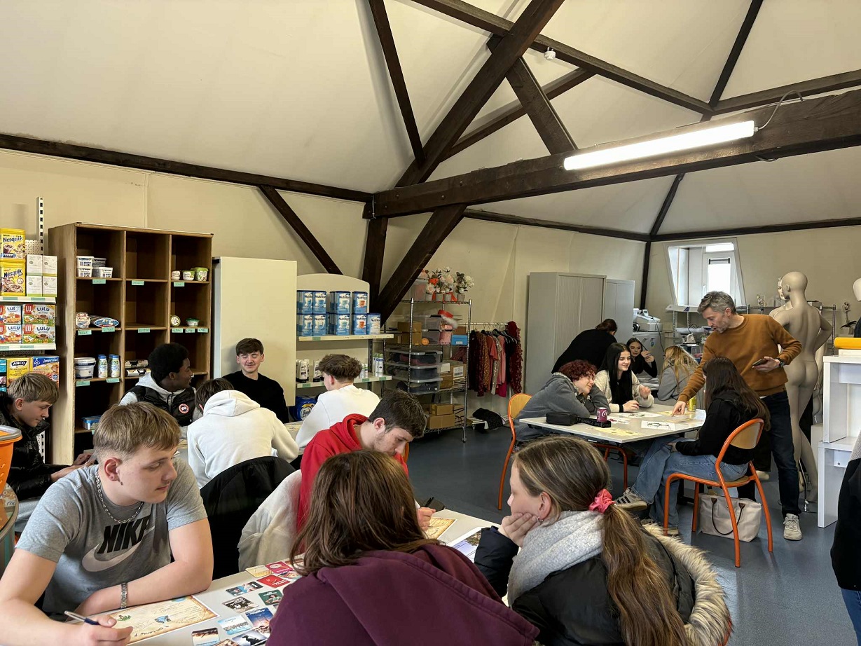 Ori Lanta : une animation du Carrefour des métiers au CEFA Wapi 