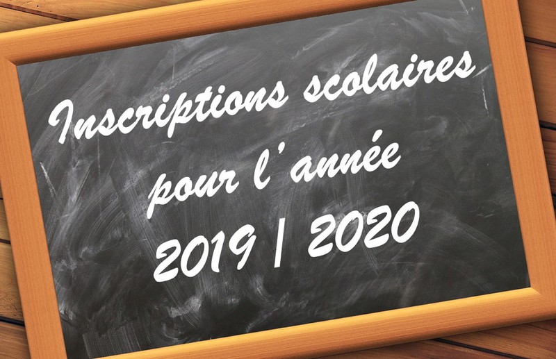 Inscriptions 2019-2020