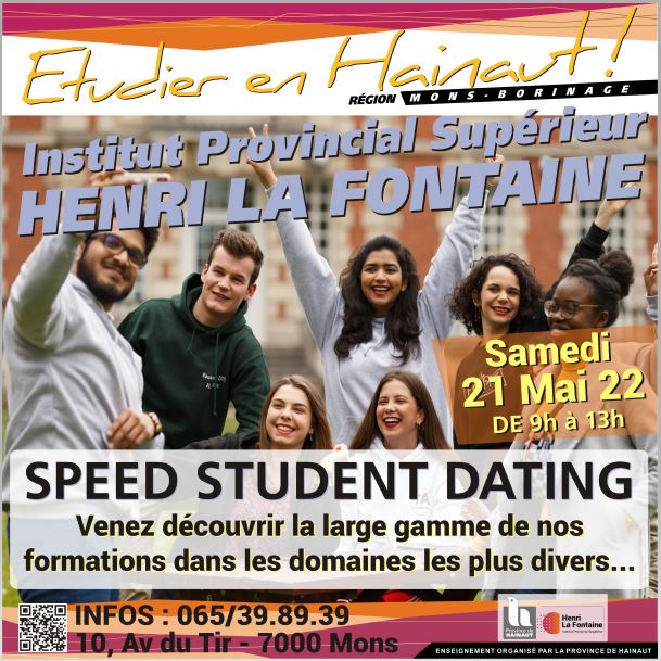 Speed Student Dating PORTES OUVERTES de 9H à 13H - Rencontrez nos chargés de cours