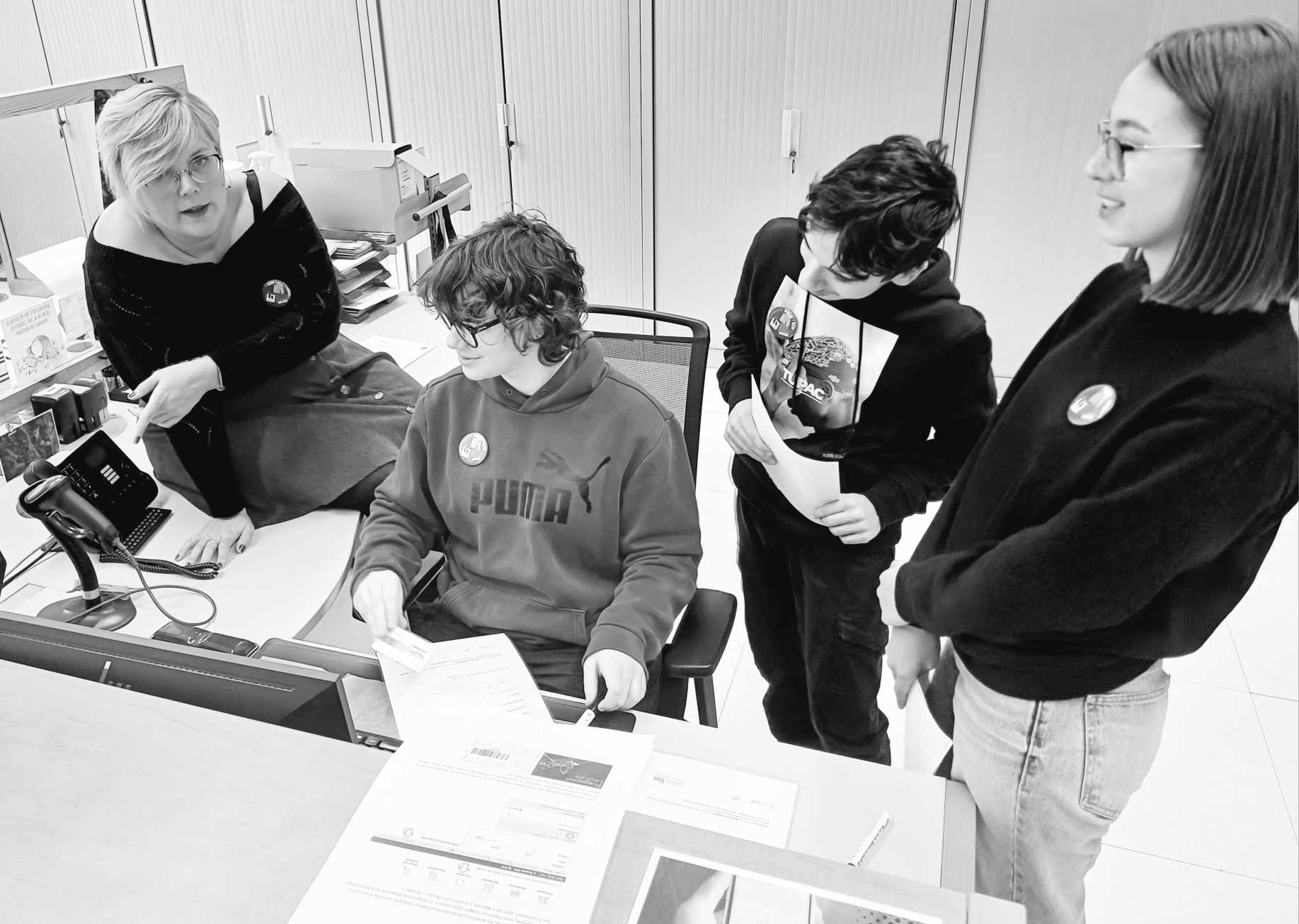 La bibliothèque met les jeunes au boulot !